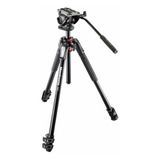 Tripode Video Manfrotto 190xpro3 + Cabezal Fluido Mvh500ah