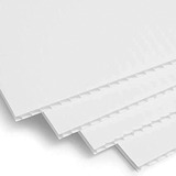  Coroplast Lamina Plastico Corrugado 61 X122 Cm Paq 4 Piezas