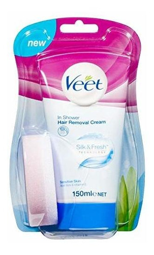 Veet En Ducha Depilación Crema Para La Piel Sensible Con Alo