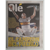 Diario Ole 02/11/2015 - Boca Campeon 2015 Tevez Fs