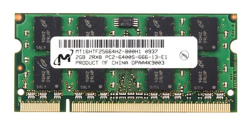 Memoria Ram Ddr2 2gb 800mhz Pc2-6400  Notebook Laptop