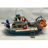 Playmobil Lancha Coast Guard Cg 42 Retro 1984 Usado