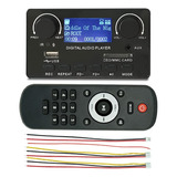 Tarjeta Decodificadora Bluetooth 5.0 Mp3 Con Pantalla Lcd, C