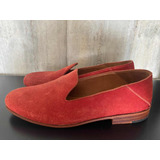 Slipper De Cuero Gigi Bs As Color Rojo Talle 38