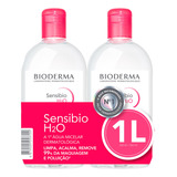 Água Micelar Bioderma Sensibio H2o 2 Unidades Com 500ml Cada