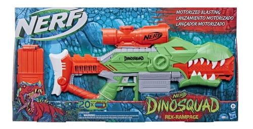 Nerf Dinosquad Rex-rampage Lanzador Motorizado Con 20 Dardos