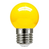 Lâmpadas Led Bolinha 1.5w Colorida 220v E27 Cor Da Luz Amarelo