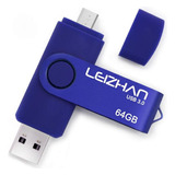 Unidad Flash Usb 3.0 Otg, Memoria Micro Usb Leizhan De 64 Gb