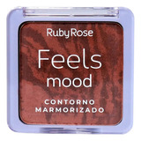 Paleta De Contorno Marmorizado Ruby Rose Feels Mood Dark