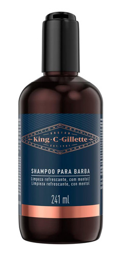 Shampoo Para Barba King C. Gillette 241ml