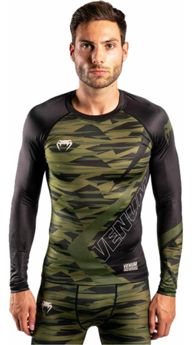 Venum Rashguard Long Sleeves Licra Mma Jiu Jitsu B-champs