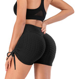 Pack De 2 Shorts Texturizados Con Push Up Calza Corta Mujer