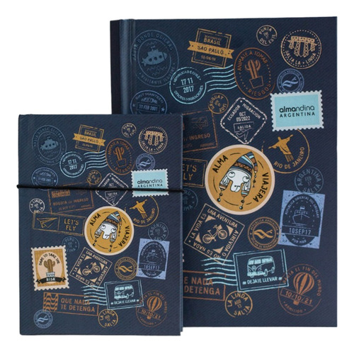 Cuaderno Chico Travel Libreta Anotador Viaje Diario 