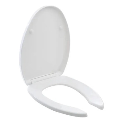 Asiento Elongado Con Tapa Y Cierre Lento Blanco Helvex At-4  | Envío gratis