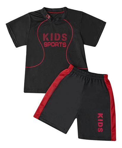 Conjunto Pants Deportiva Estirable Niños Playera Y Short