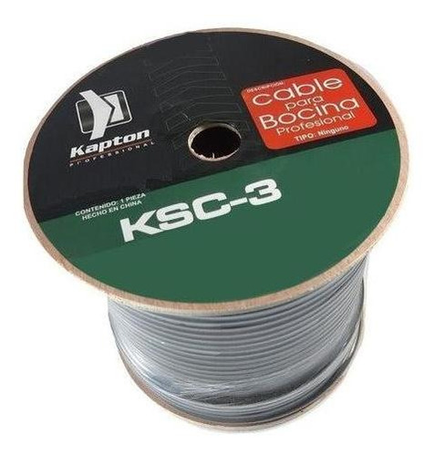 Cable Calibre 12 Polarizado Para Bocina Por Metro Kapton Ksc