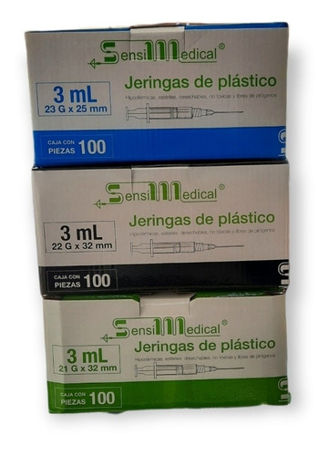 Jeringa 3ml C/100 Sensimedical