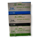 Jeringa 3ml C/100 Sensimedical