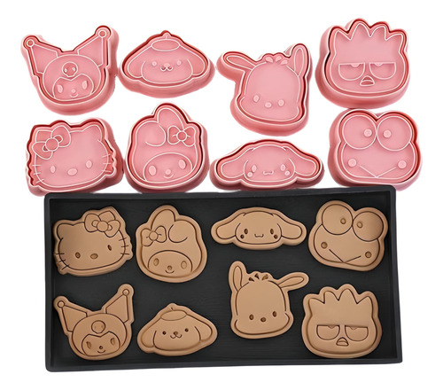 Set Cortadores Sello Fondant Galletas Cortadores Hello Kitty