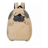 Mochila Backpack Perro Pug.moda Escolar Kawaii Juvenil Niños