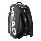 Bolso Paletero Pro Padel 50 Negro Plata Head