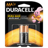 Pilha Duracell Aaa Pacote Com 2und