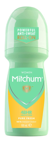 Mitchum Mujer Pure Fresh Roll On Anti-perspirant Desodorant.