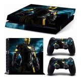 Adesivo Skin Ps4 - Homem De Ferro - Console E Controles 0034