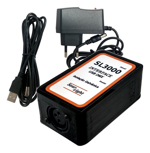 Sl3000 Interface Usb Dmx Isolada - Mesa Dmx No Pc!