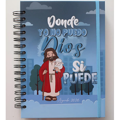 Agenda Cristiana 2026 Creyente \u002Fdonde Yo No Puedo, Dios Si | Envío gratis