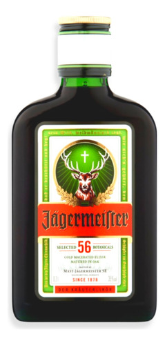 Licor De Hierbas Jägermeister  Petaca 200ml Alemania