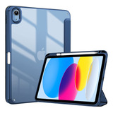 Funda Para iPad 10 - Azul Marino/transparente