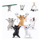 Set 5 Figuras Gato Porta Lápices, Audífonos Estilo Kawaii
