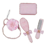 Kit Higiene Bebe Personalizado Con Perlas- Color A Eleccion