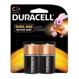 Pila Alcalina Duracell C Mediana X 2 En Blister