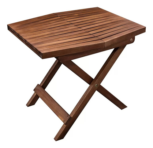 Mesa Portatil Multiusos Plegable De Madera P/exterior Melino