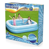 Piscina Inflável Retangular Pratica Bestway Familiar 778l