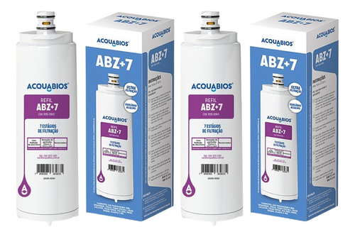 Kit 2 Refil Abz+7 Compatível Ibbl Cz+7 Fr600 Frq600 Evolux