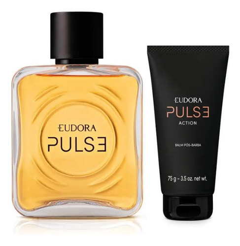 Presente Pulse - Desodorante Colônia, 100ml + Action Balm Pós-barba, 75g Eudora