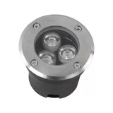 Balizador Spot Led Embutir Chao Piso Jardim 3w Prova Dagua