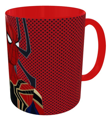 Mugs Iron Spider Spiderman Hombre Araña Pocillo Gamers