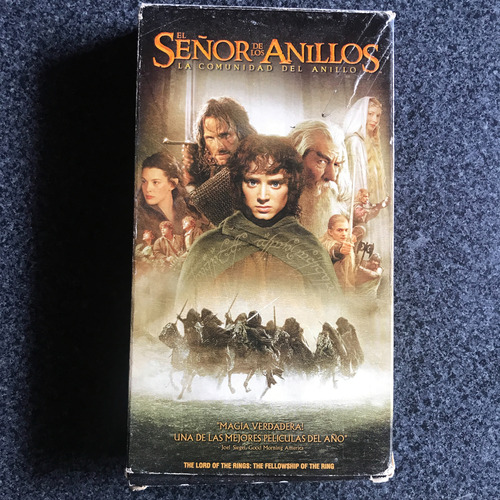 El Señor De Los Anillos Vhs  La Comunidad Del Anillo Exc Est