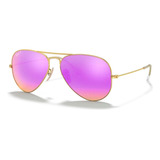 Anteojos Lentes De Sol Ray Ban Aviator Rb3025 J M 919632 62