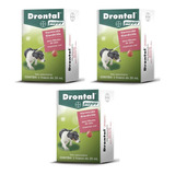 3 Drontal Puppy Suspensão 20ml Vermifugo Filhotes Cães Bayer