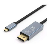 Cabo Usb-c Displayport 8k 60hz 4k 144hz Thunderbolt 3 Dp 1.4