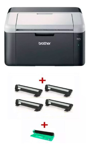 Impresora Brother Hl-1202 + 4 Toner +  Drum Alternativo Exra