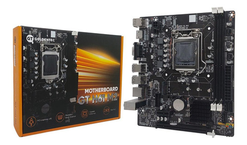 Placa Mae Goldentec Gt H61 M.2 Lga 1155 Ddr3