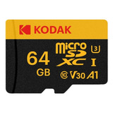 Memoria Para Teléfono Celular Tarjeta Micro Sd, 64 Gb, Kodak