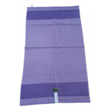 Toalla De Baño Lacoste 76x132cm 100% Algodón Color Morada