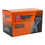 Pack Pilas Doble Aa Kingever 80 Unidades